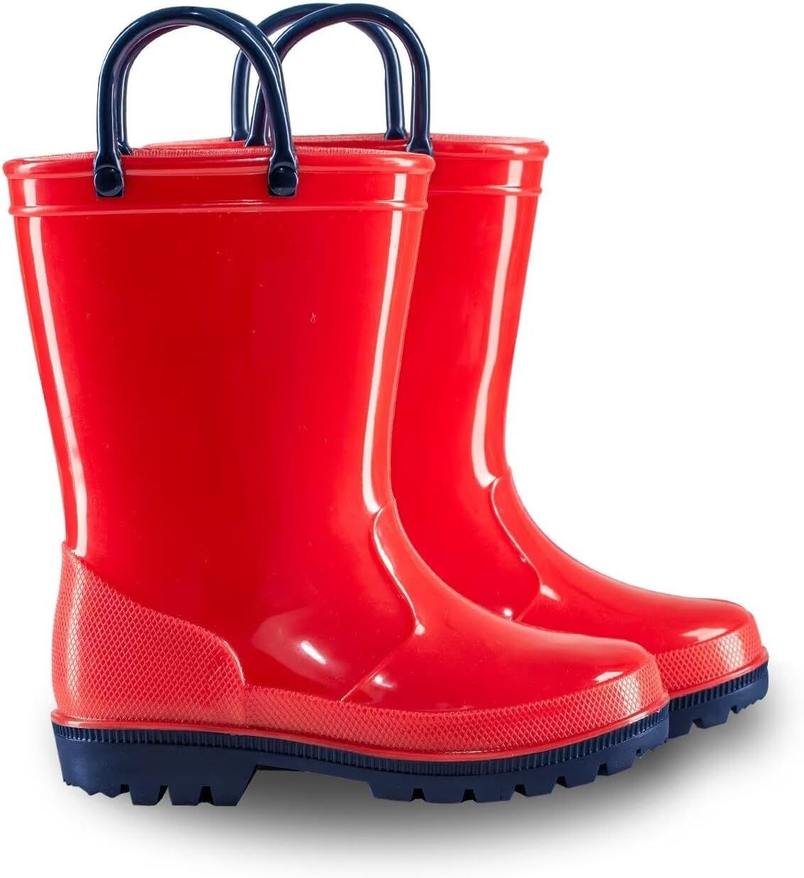 EUXTERPA Boys Girls Rain Boots Toddler Kids Waterproof Shoes