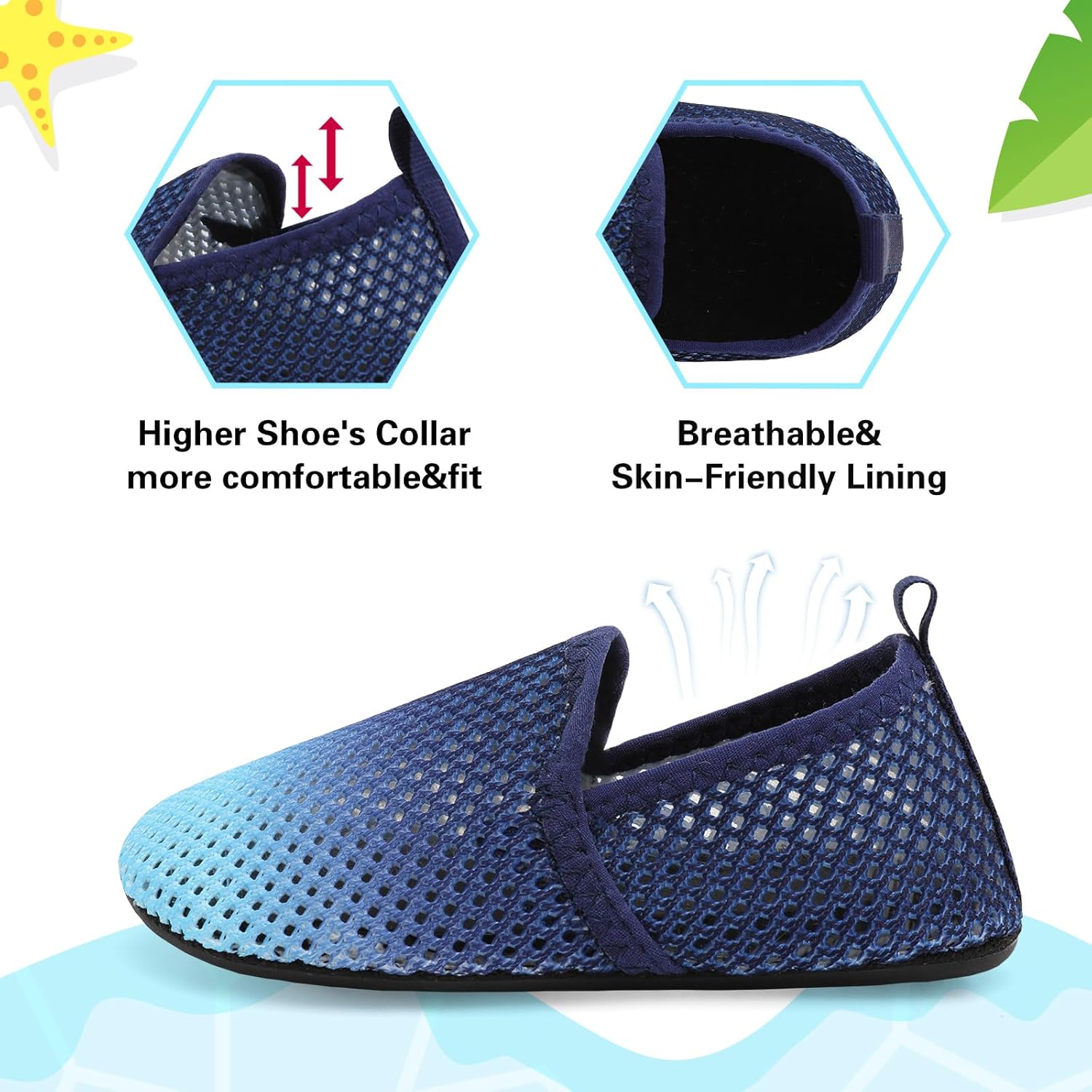 Centipede Demon Toddler Water Shoes Quick Dry Anti-Slip and Style