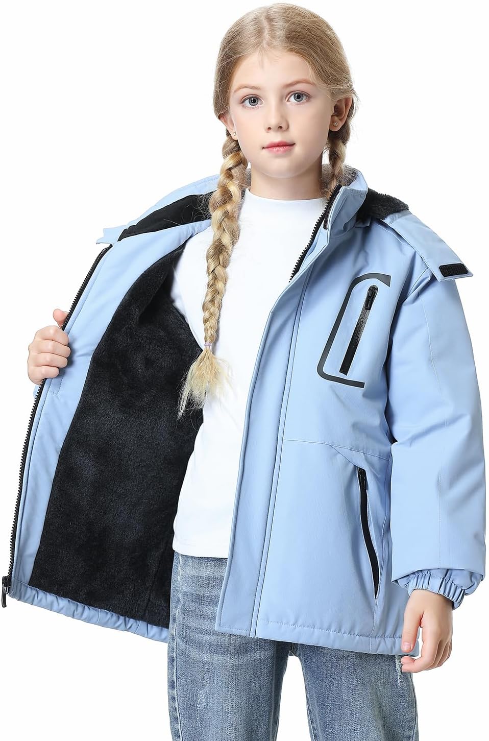Waterproof Ski Jacket for Kids Boys Girls Winter Sports