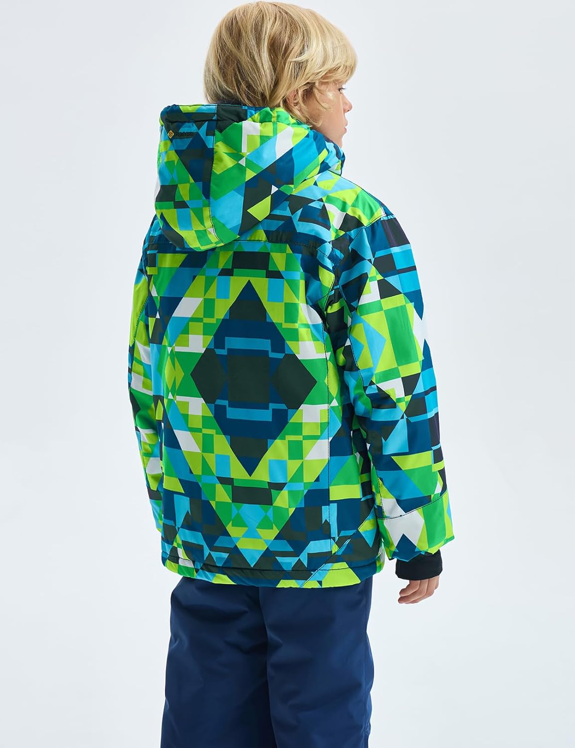 GEMYSE Boys Waterproof Ski Jacket for Winter