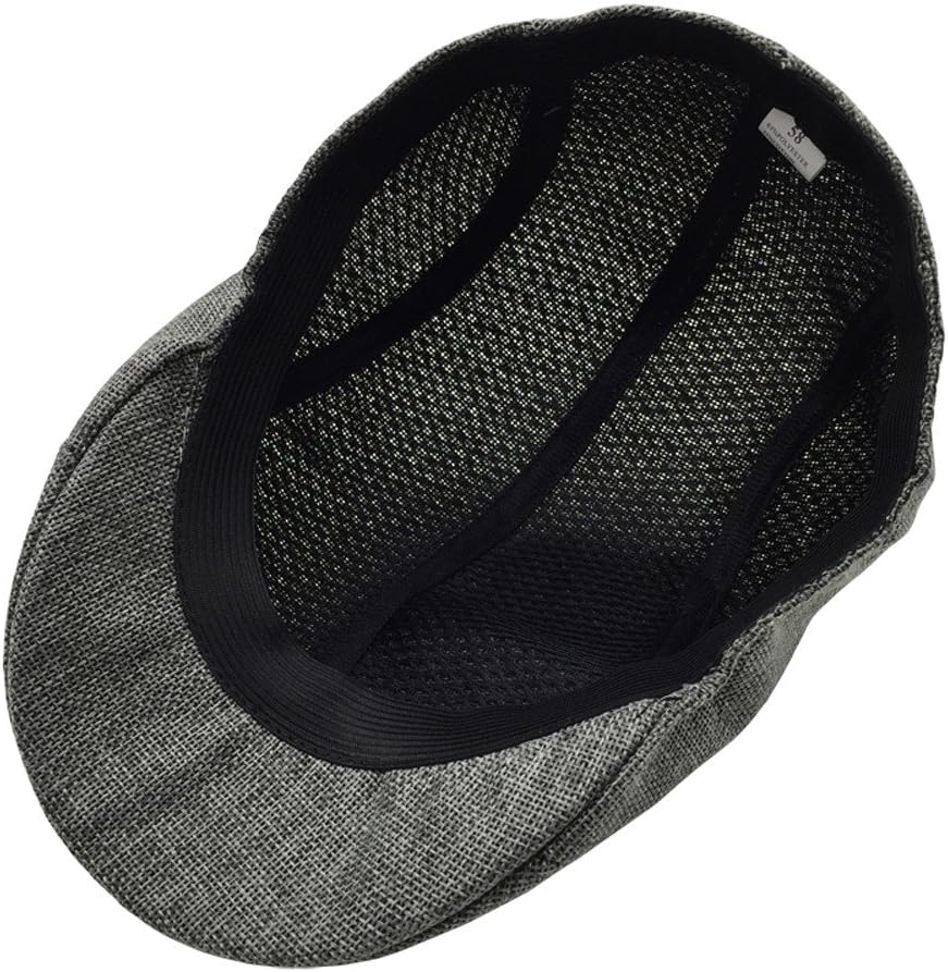 Mens Cotton Flat Cap Newsboy Hat Gazi