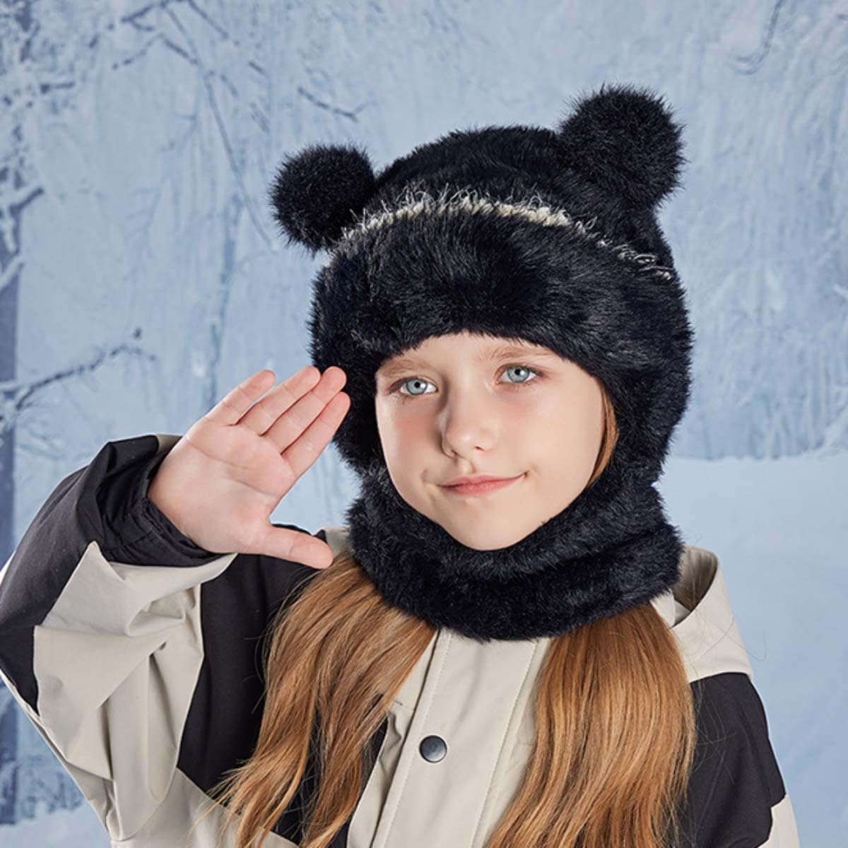 Winter Ski Mask Balaclava for Kids Windproof Warm Face Cover