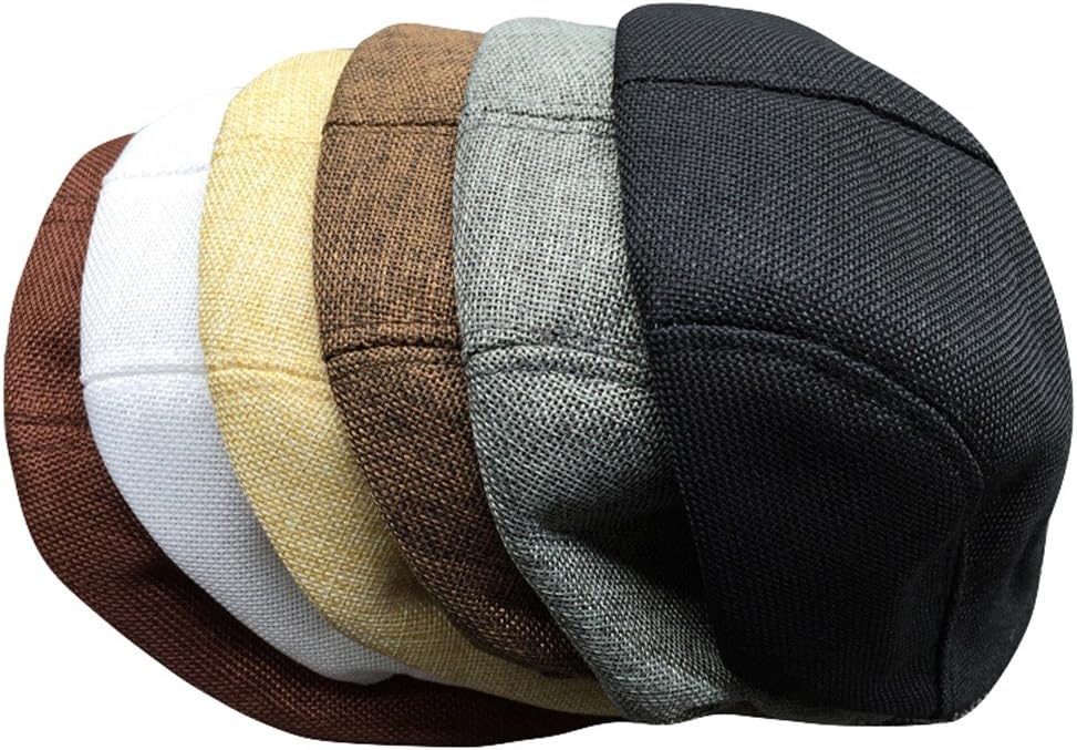 Premium Leather Newsboy Cap
