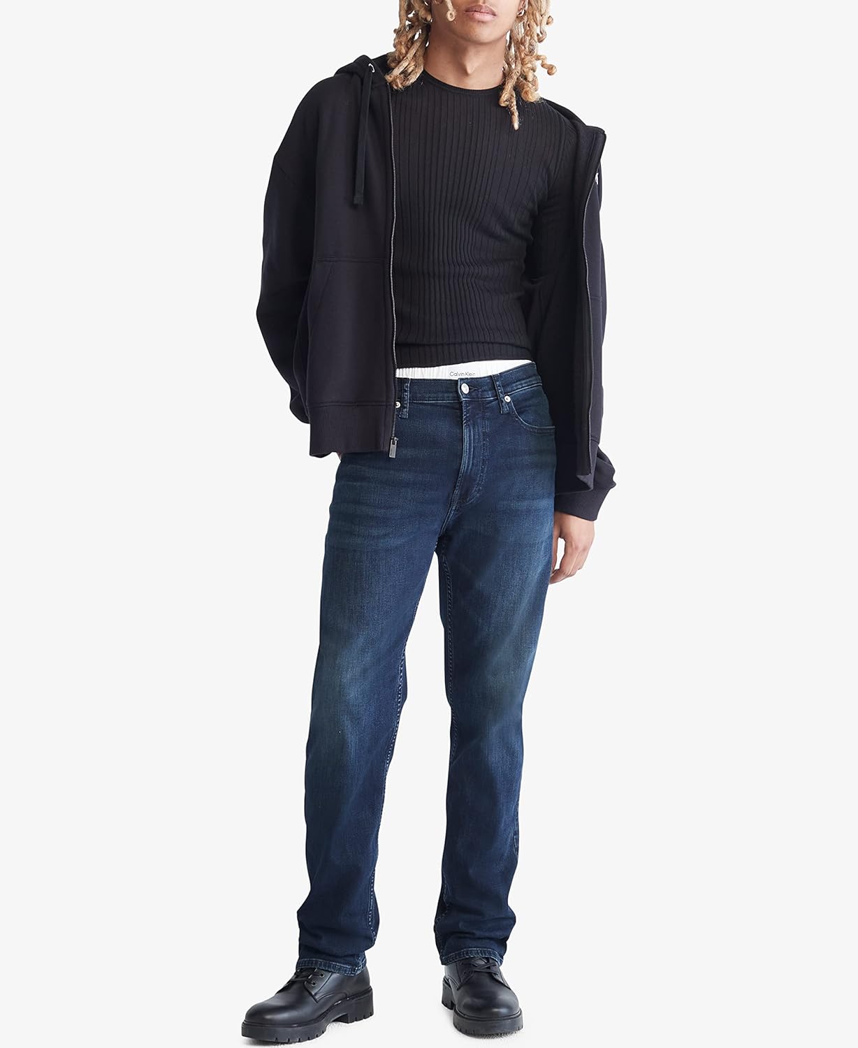 Calvin Klein Mens Straight Fit Jeans