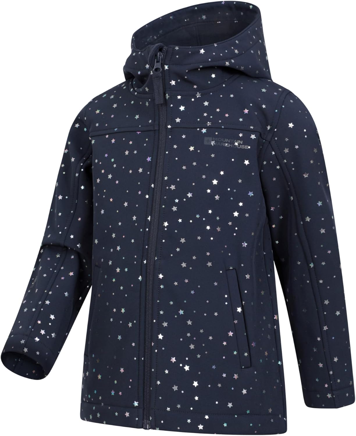 Mountain Warehouse Exodus Kids Softshell Jacket With Hood - Girls Boys Coat