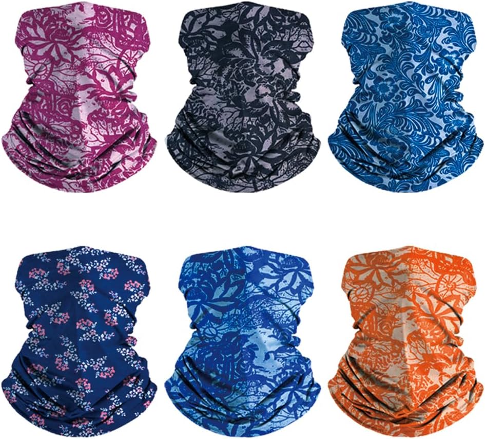 EAZZEA 6-Pack UV Protection Balaclava for Men Women