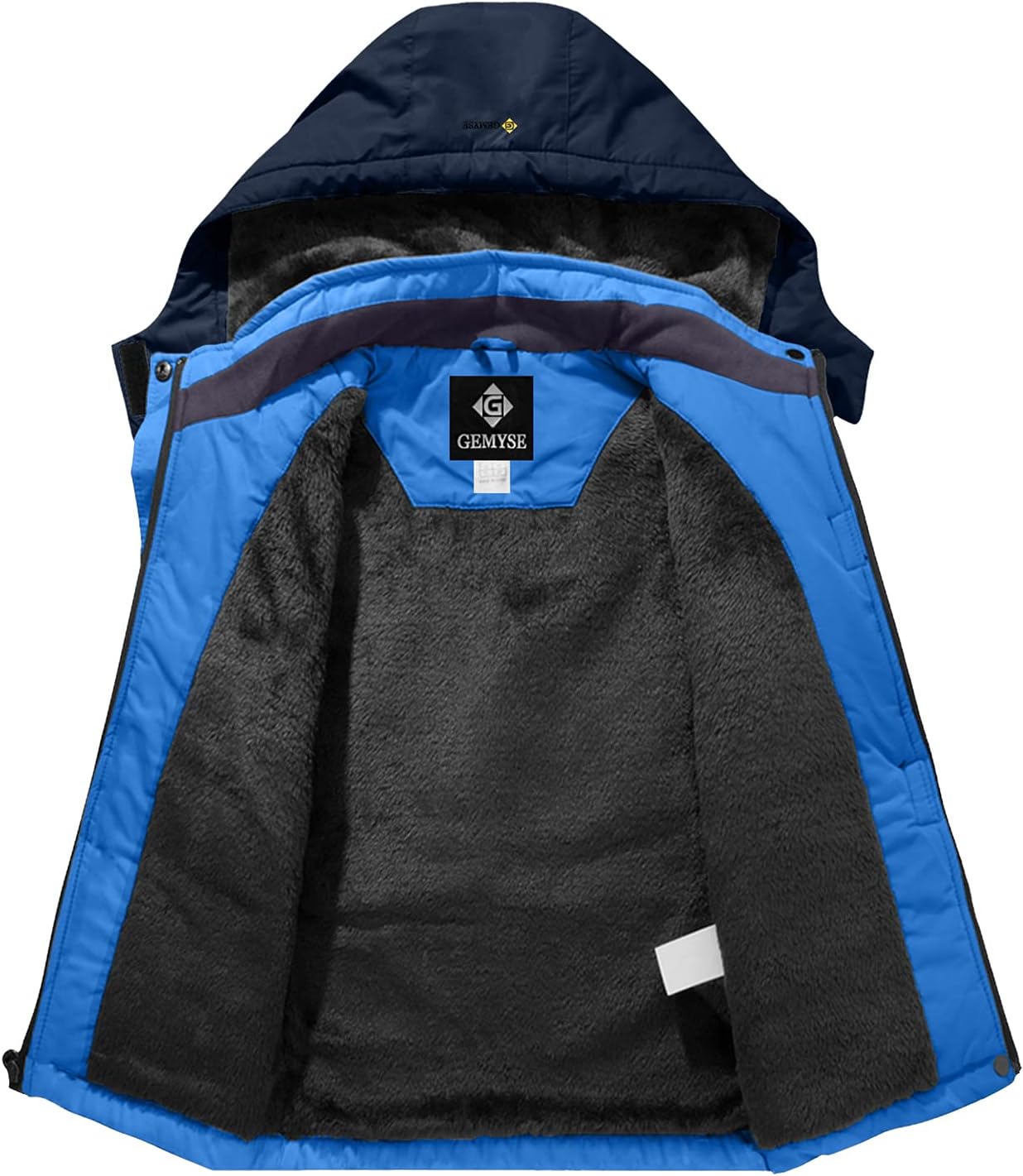 GEMYSE Boys Ski Jacket Waterproof Warm