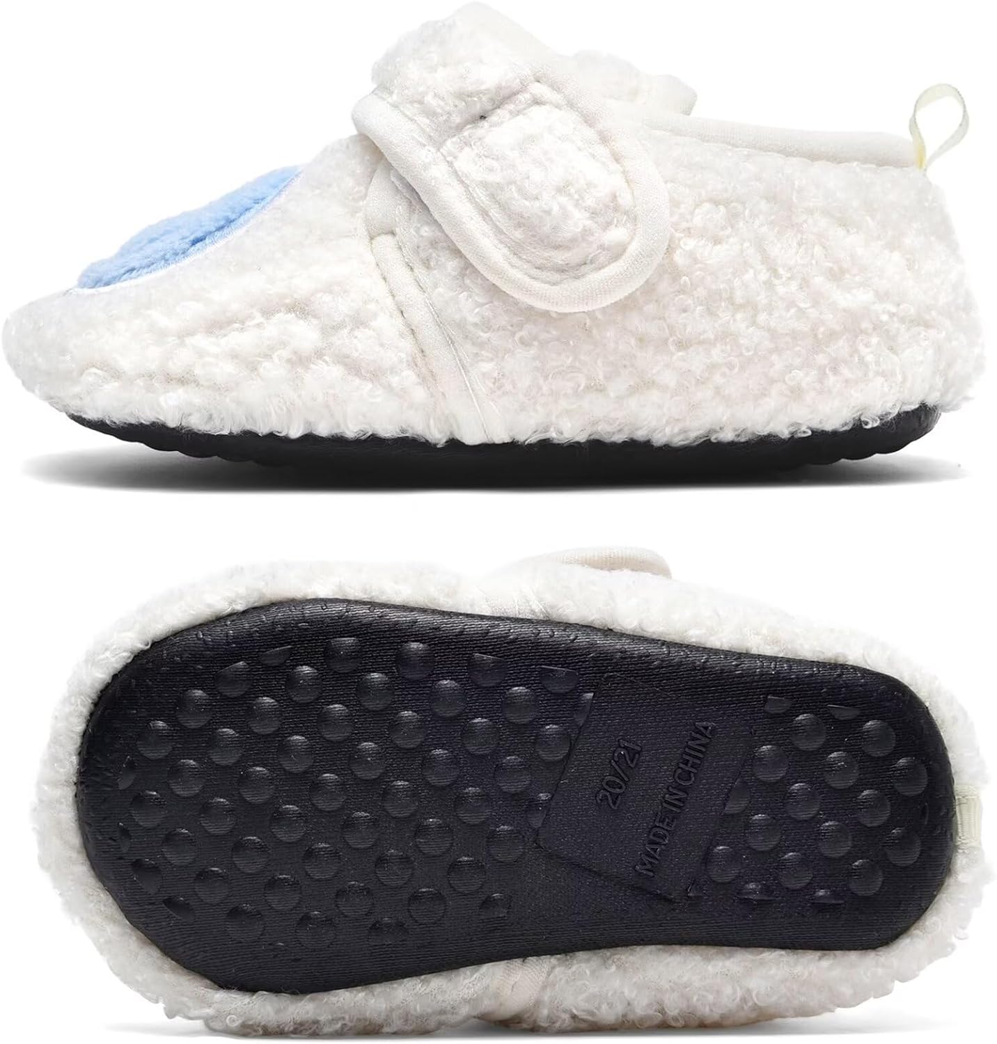 Smiley Face Toddler Slippers