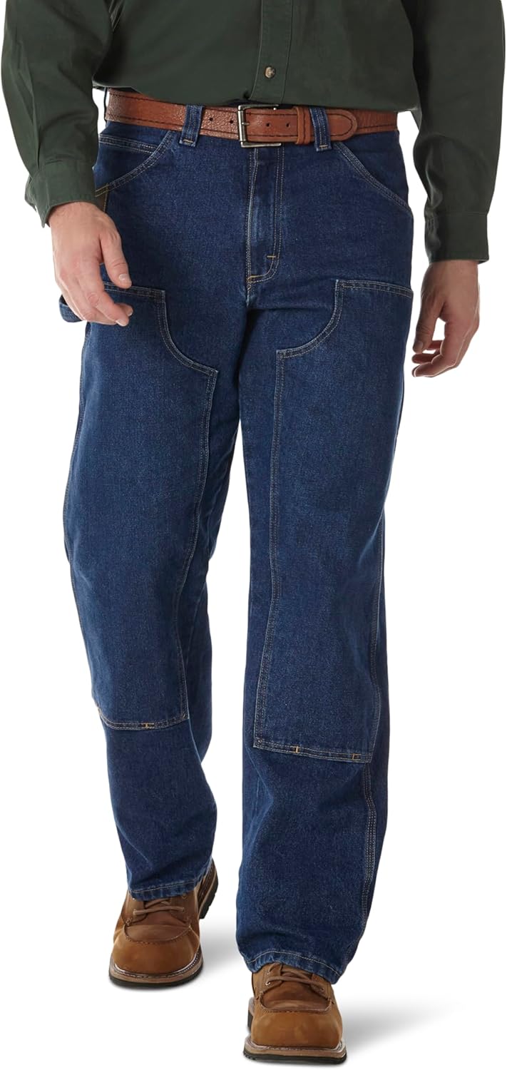 The Wrangler Mens Utility Jean Rusty