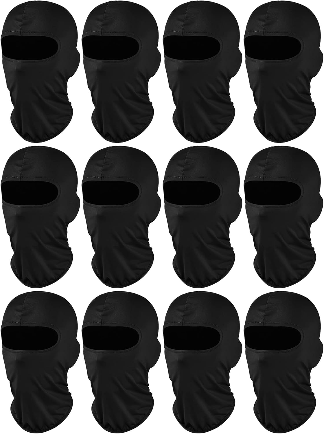 12-Piece Full Face Ski Mask for Men and Women UV Protection