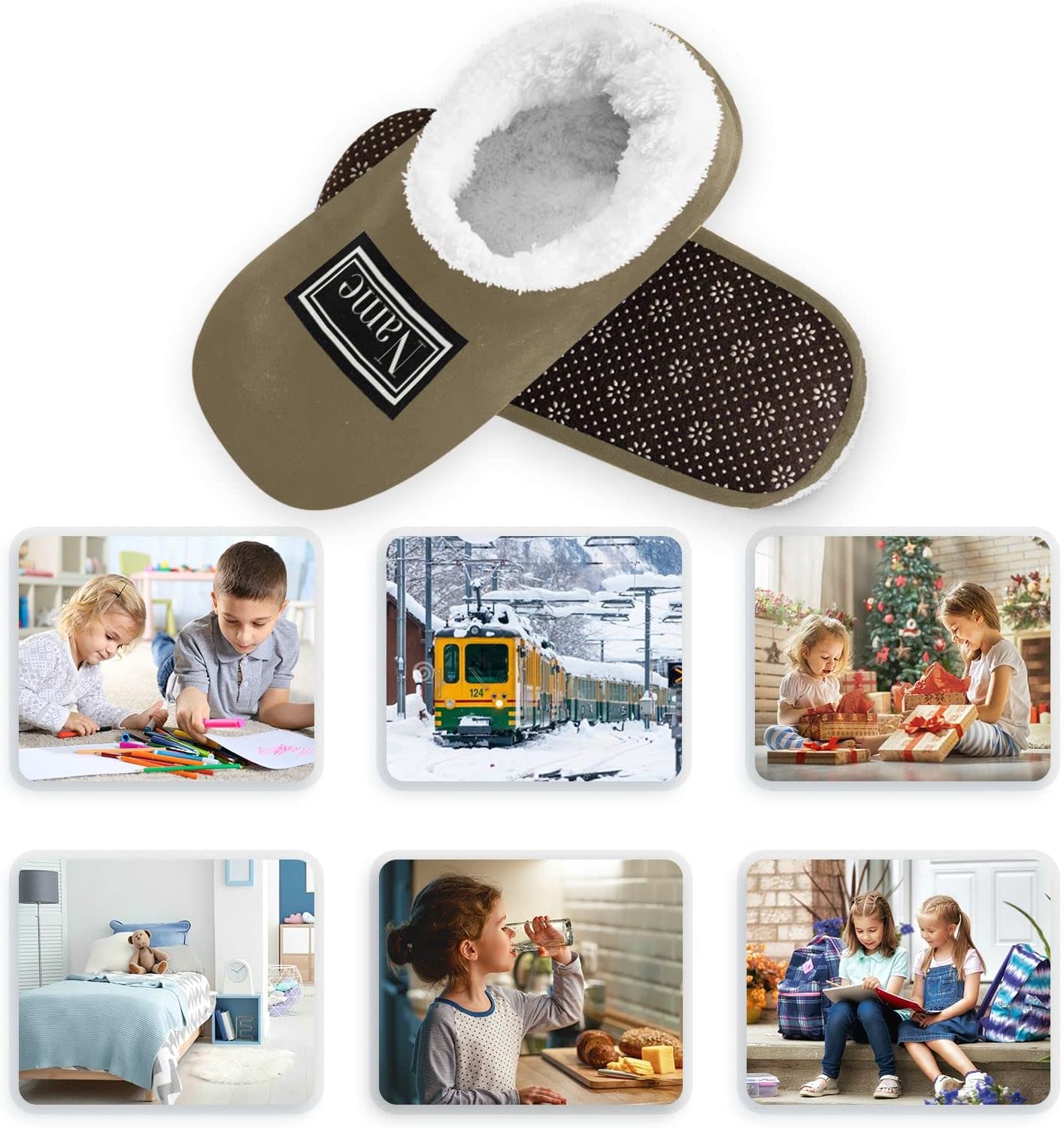 Custom-Fit Slippers for Kids - Girlsouth Fleece Slipper