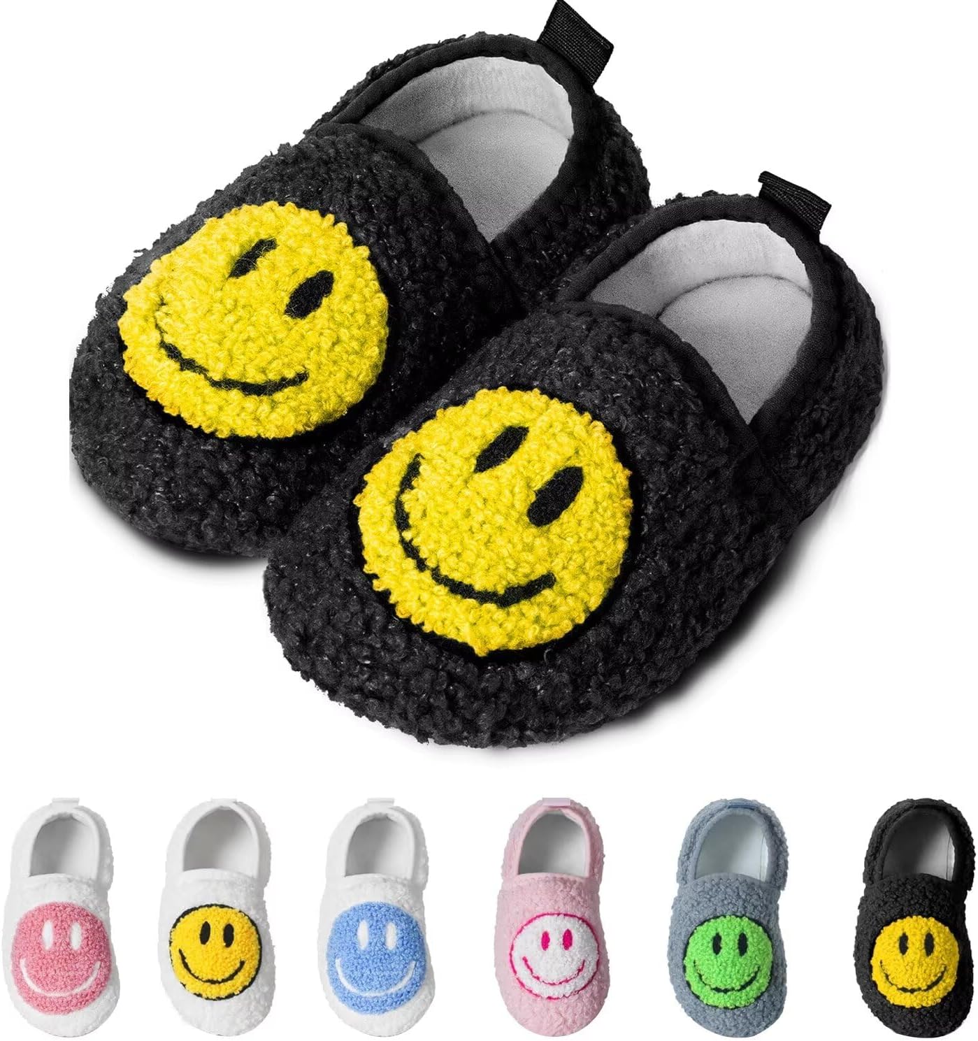 KEYUSHOP Smile Face Slippers for Kids