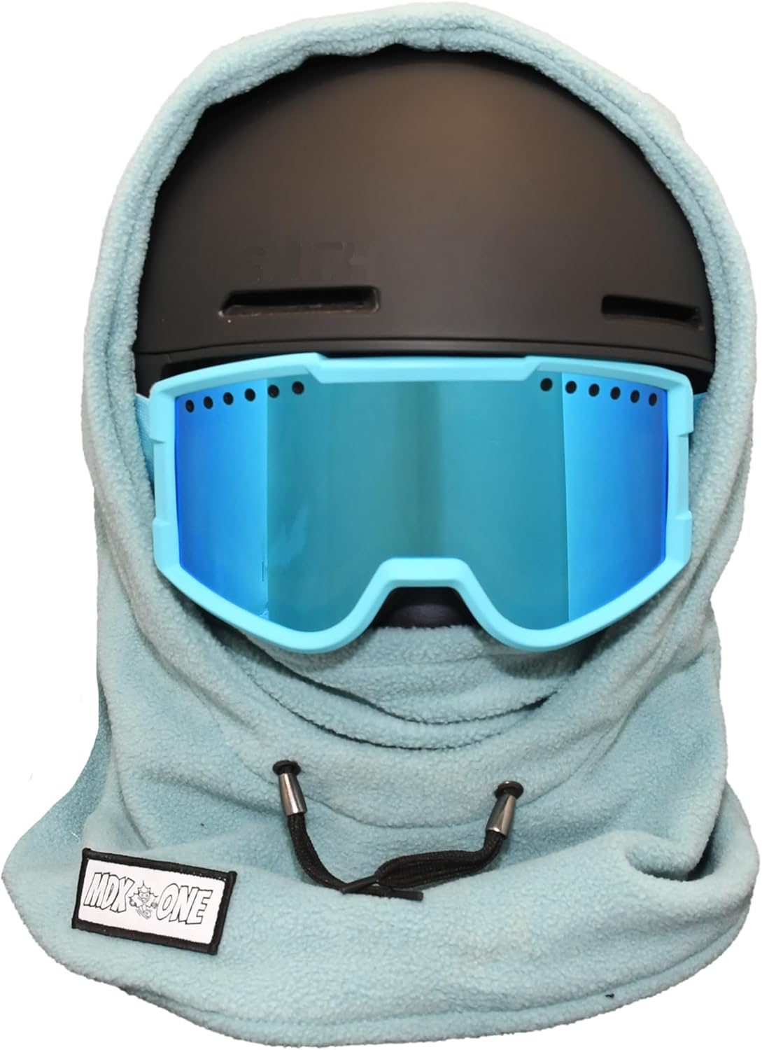 MDXONE Kids Balaclava Face Mask with Buttons - Windproof and Stylish Indigo