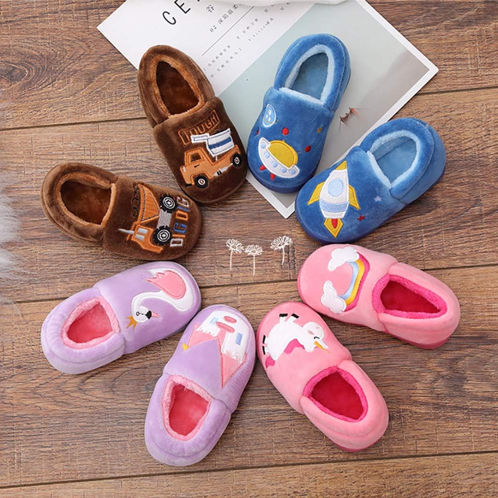 Perfect Warm Plush Slippers for Kids Winter