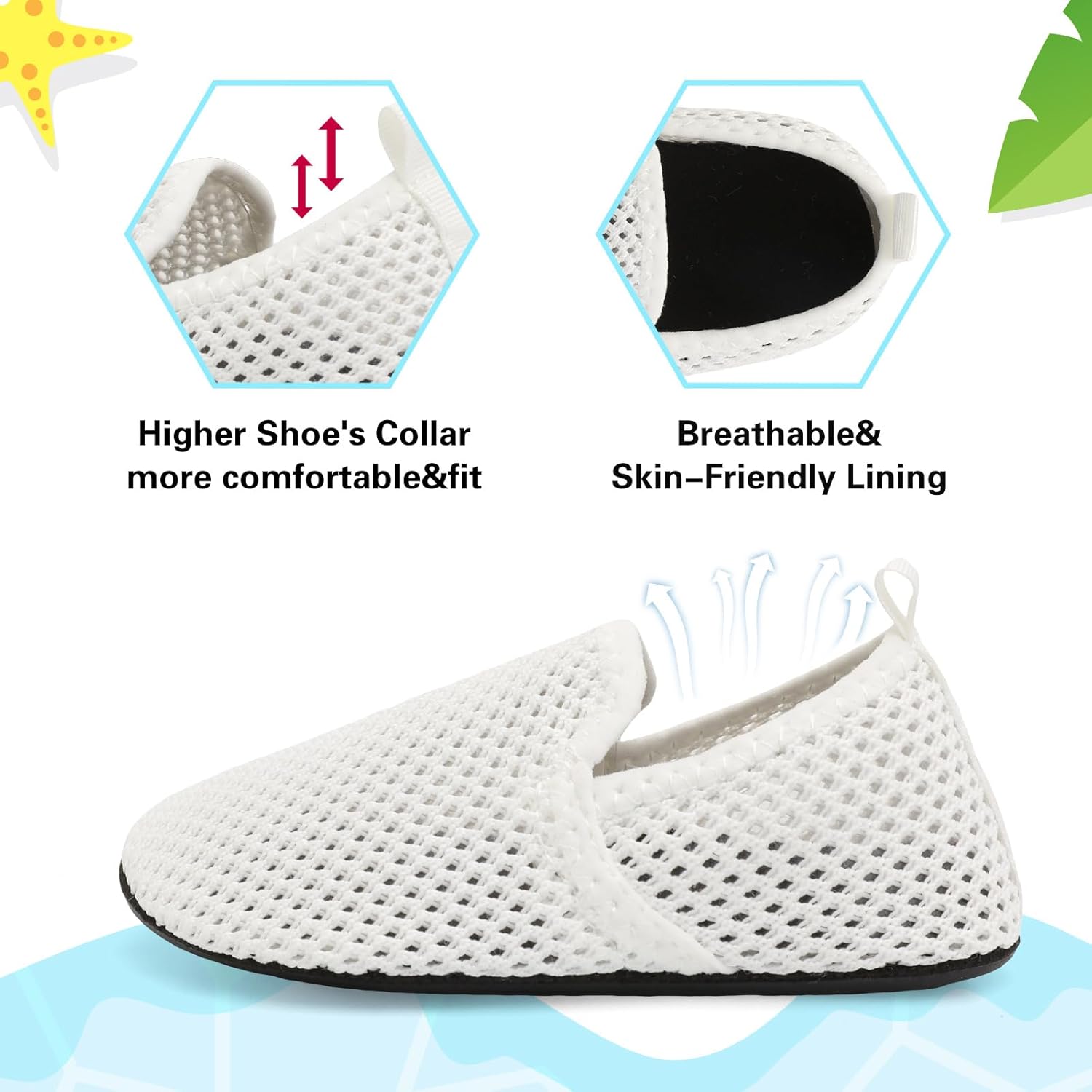 Centipede Demon Toddler Water Shoes for Girls Boys Kids