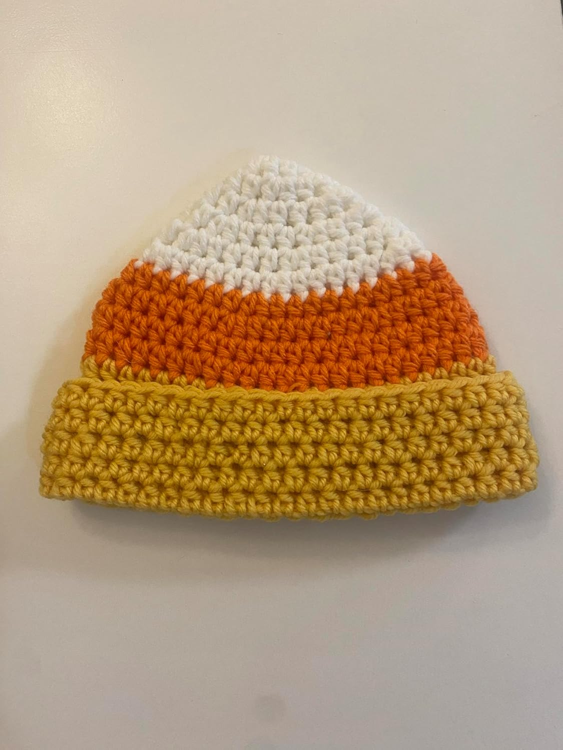 Handmade Baby Beanie - Candy Corn Crochet