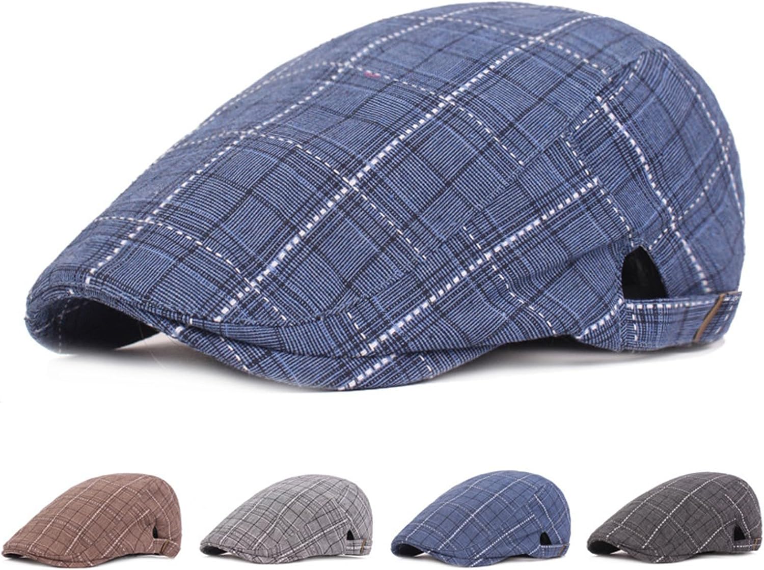 Adjustable Cotton Flat Hat Cabbie Gatsby Irish Newsboy Hat