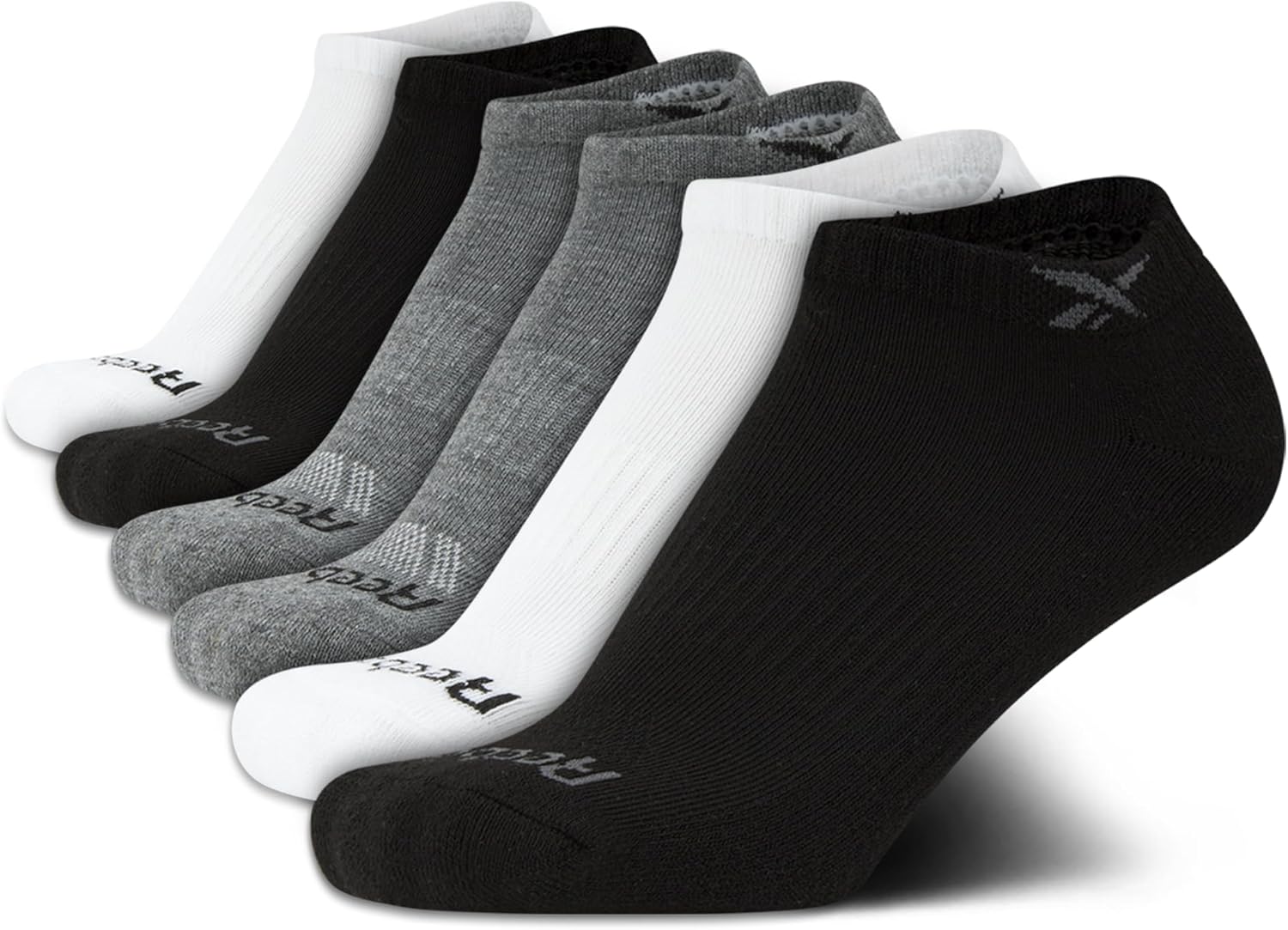 Reebok Boys Ankle Socks - Arch Support Moisture Wicking