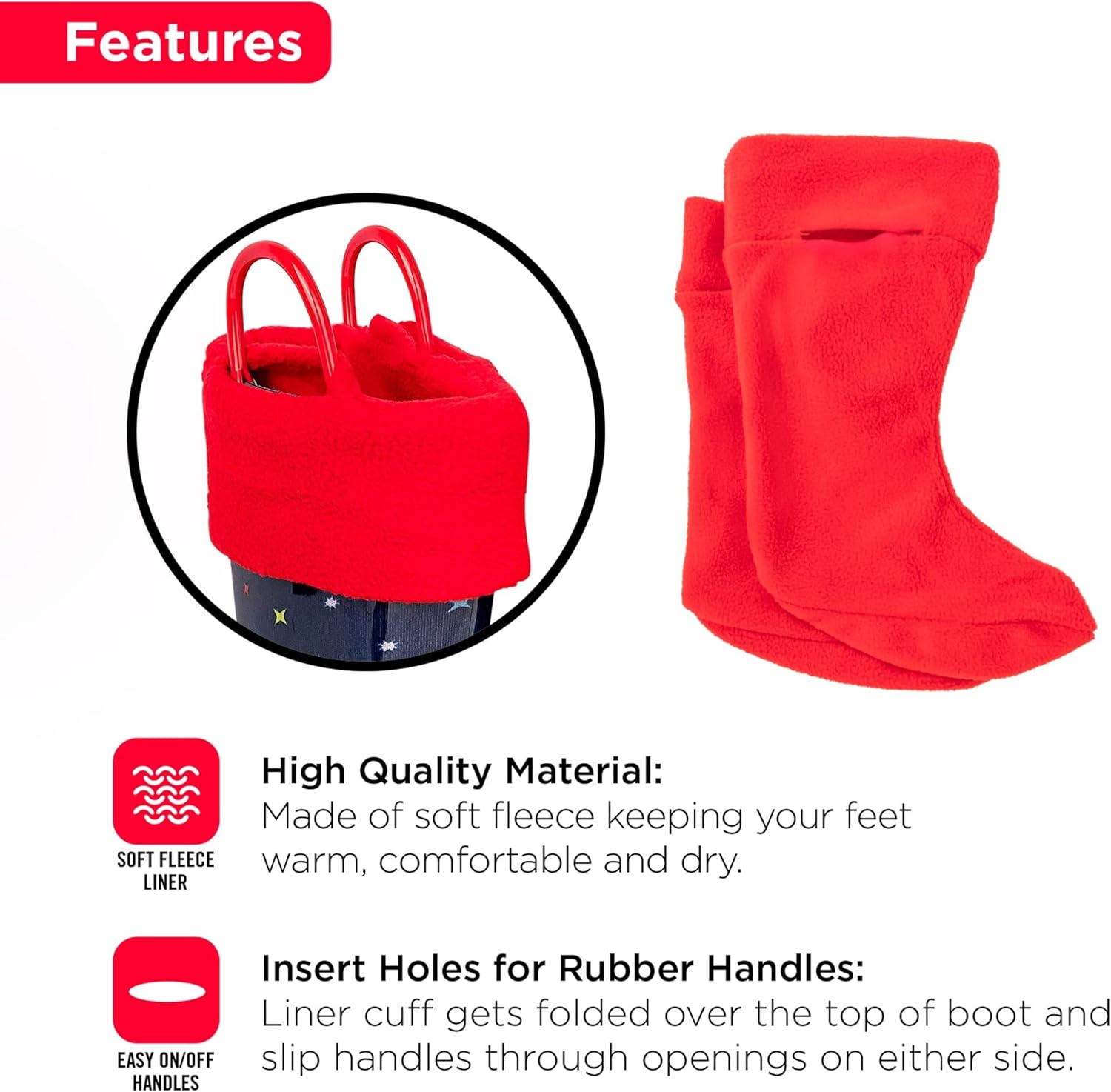 Toddler Rain Boots Waterproof Protection for Girls
