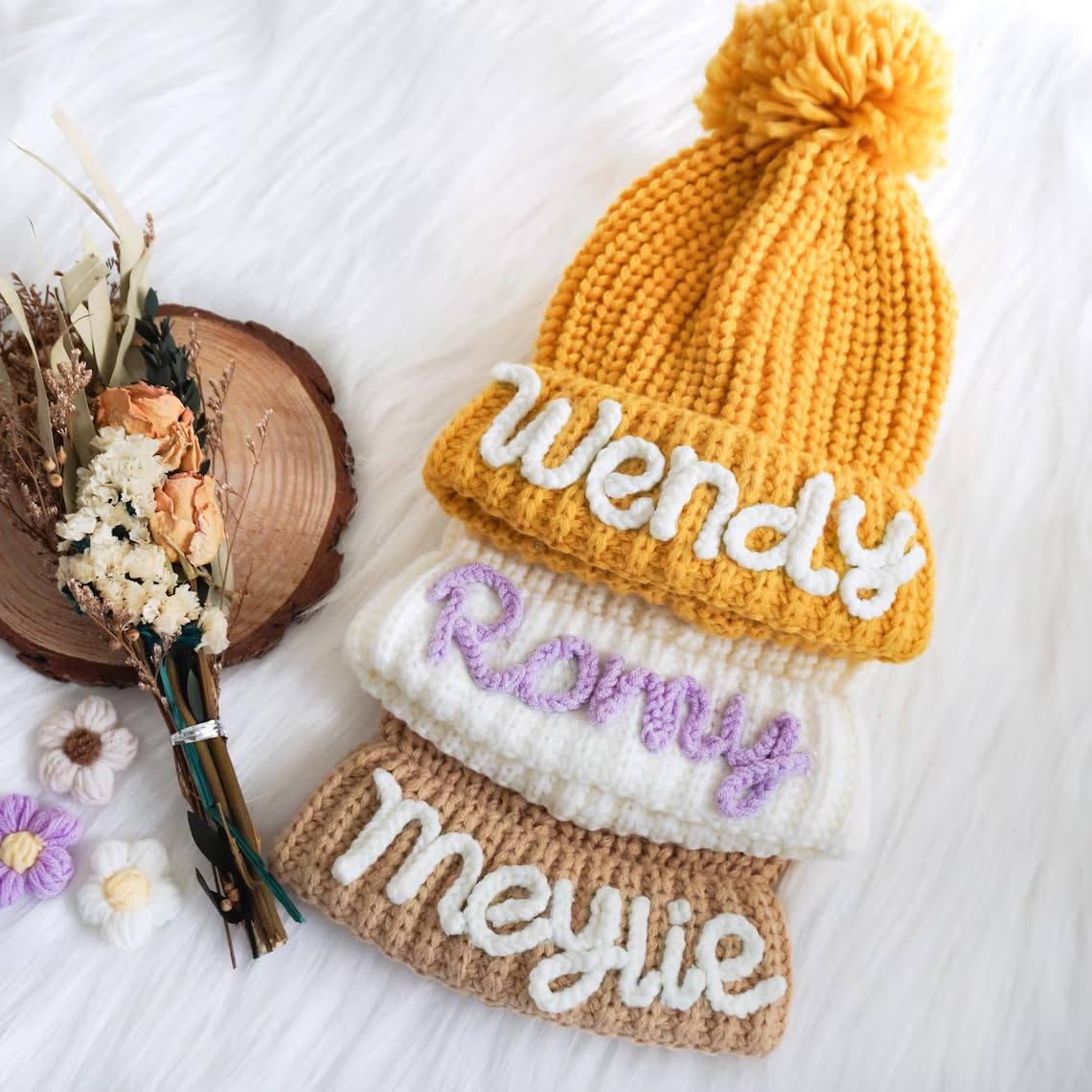 Personalized Embroidered Kids Beanie