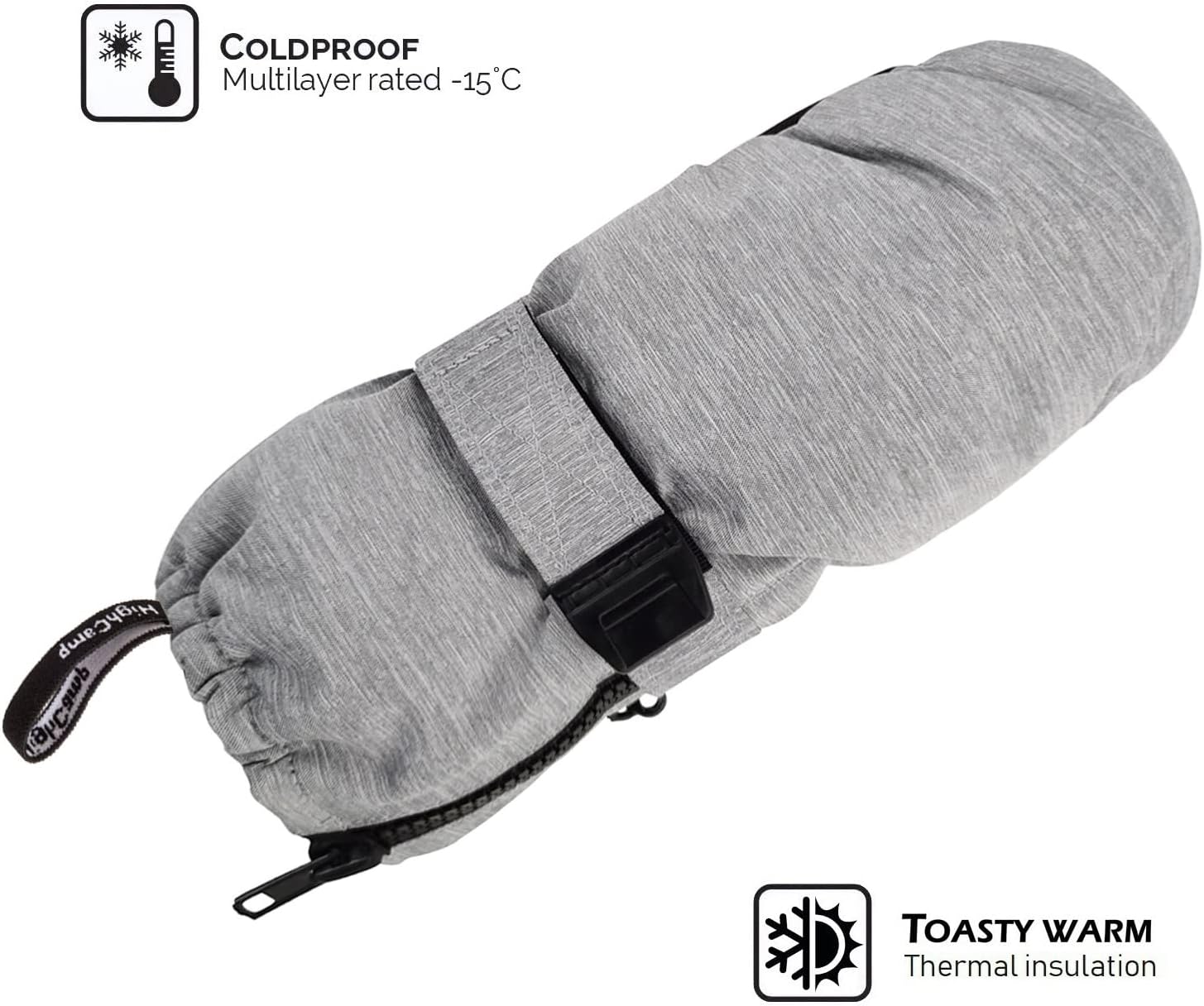 HIGHCAMP Winter Snow Ski Mitten Gloves