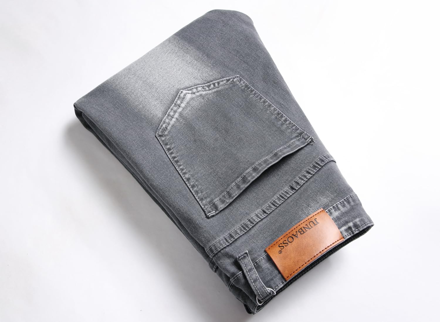 JUNBAOSS Slim Fit Ripped Jeans