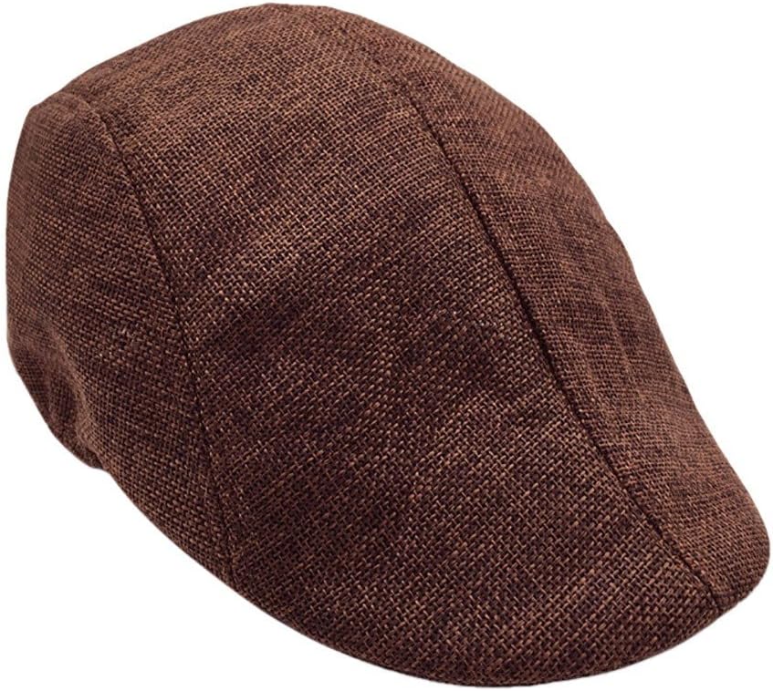 Adjustable Flat bigot Hat for Men Style Strength Mens Newsboy Cap