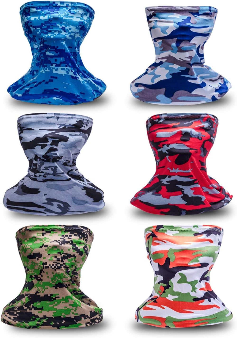 KAWAKARPO Face Mask Dust UV Protection Reusable Neck Gaiter