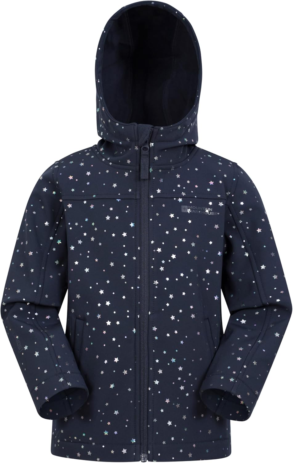 Mountain Warehouse Exodus Kids Softshell Jacket With Hood - Girls Boys Coat