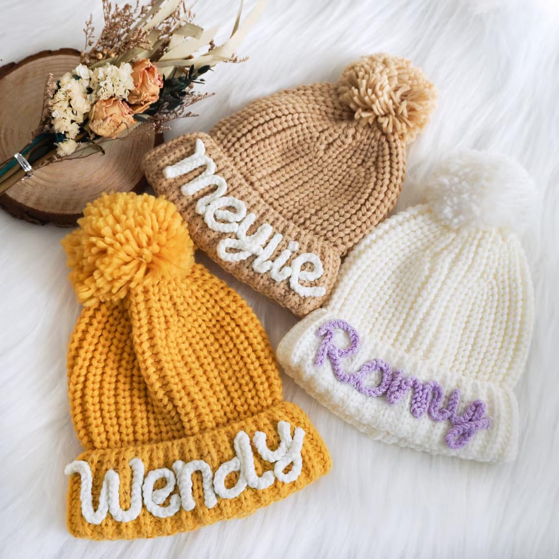 Personalized Embroidered Kids Beanie