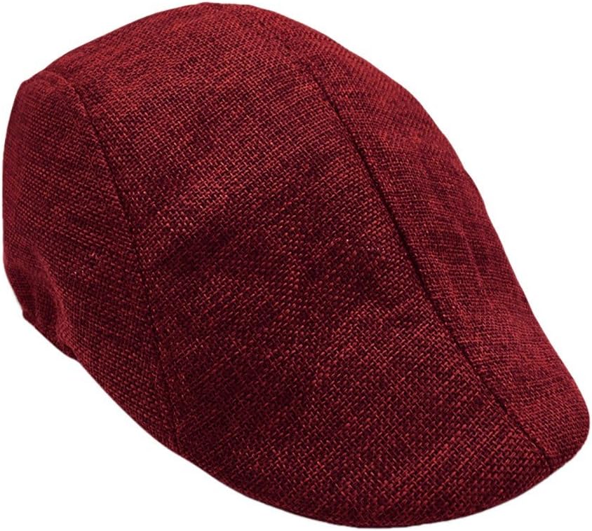 Mens Cotton Flat Cap Newsboy Hat Gazi