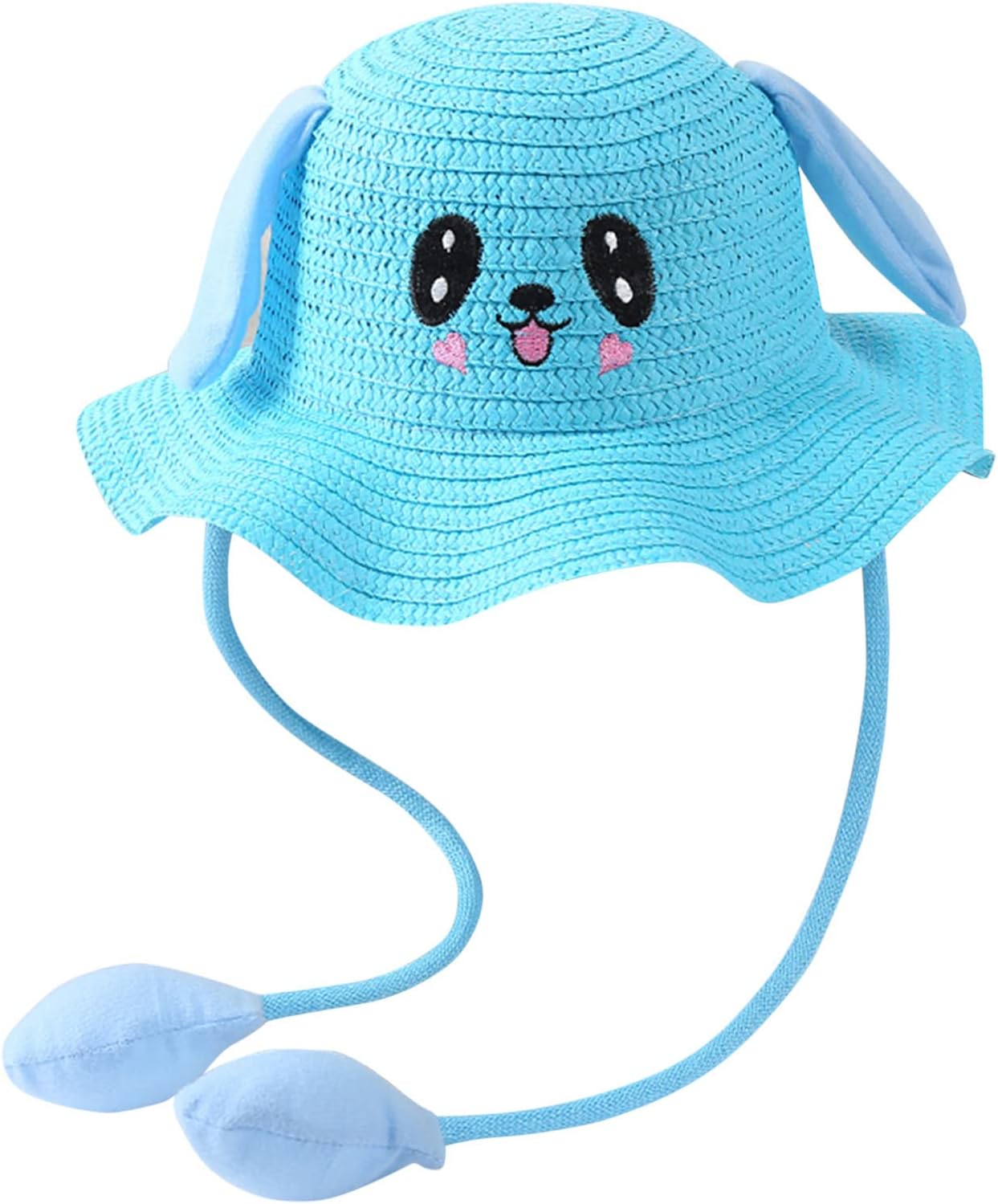 Adjustable Straw Sun Hat for Kids - UPF 50 Protection Against the Sun