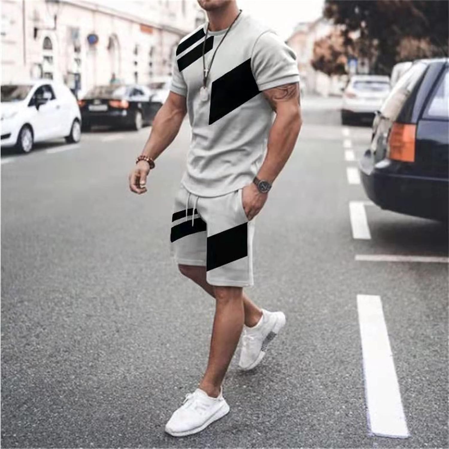 Stylish 2-Piece Beach Outfits for Men