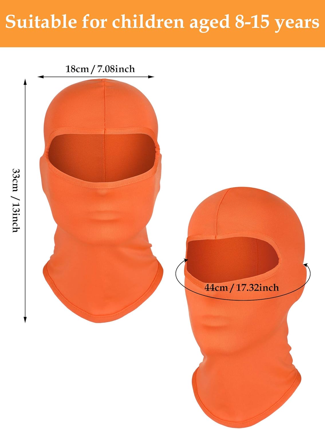 Geyoga 6-Piece Ski Mask Kids Balaclava Winter Comfort Style