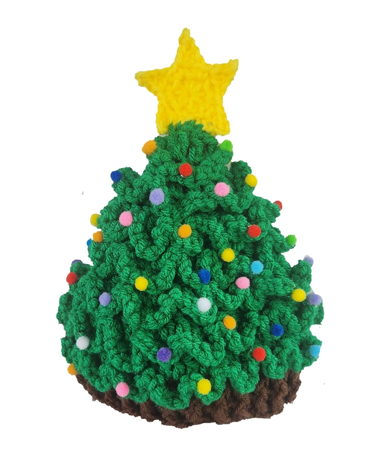Crochet Baby Christmas Tree Hat for Girls