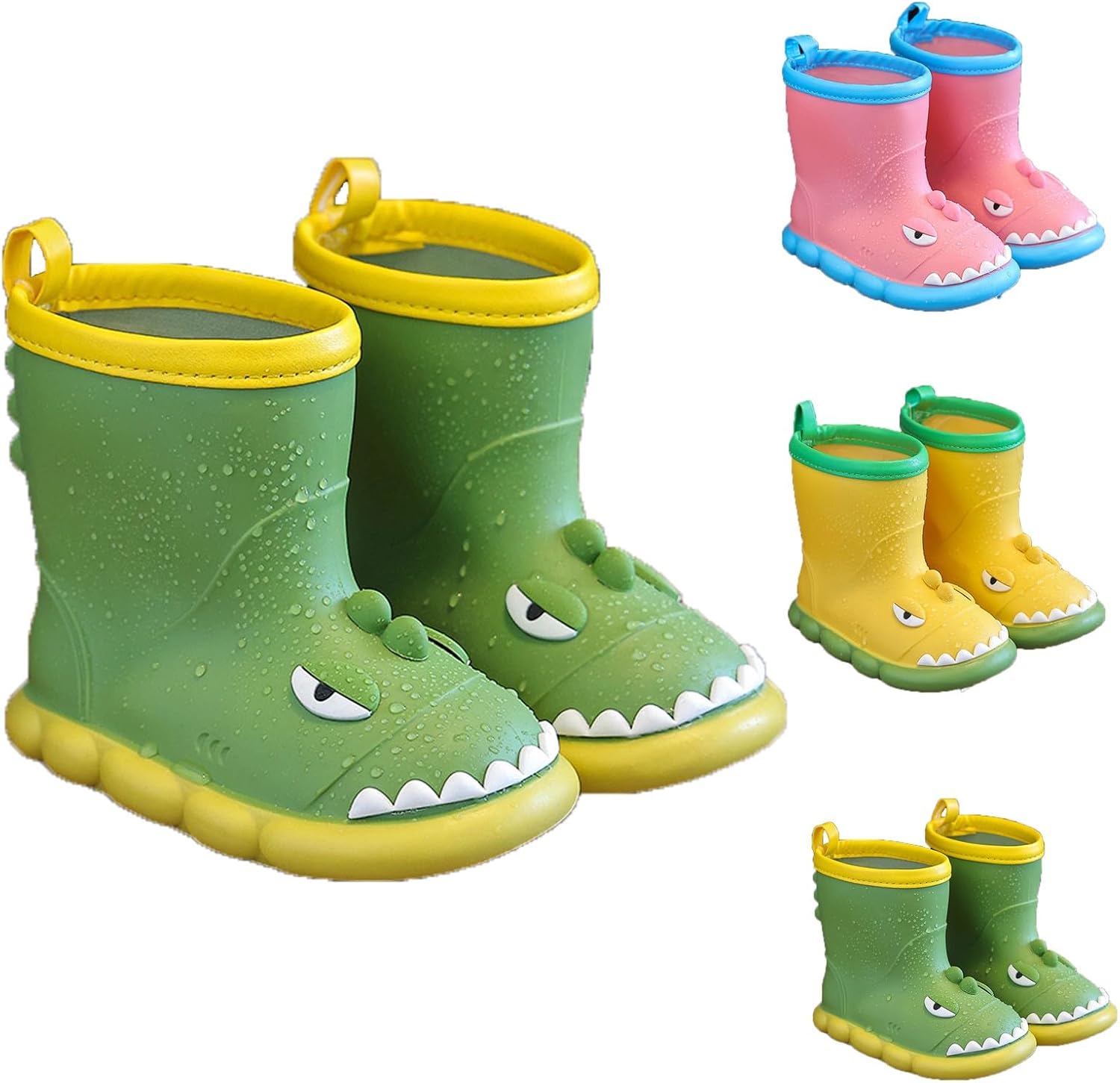 Cute Dinosaur Rain Boots for Kids