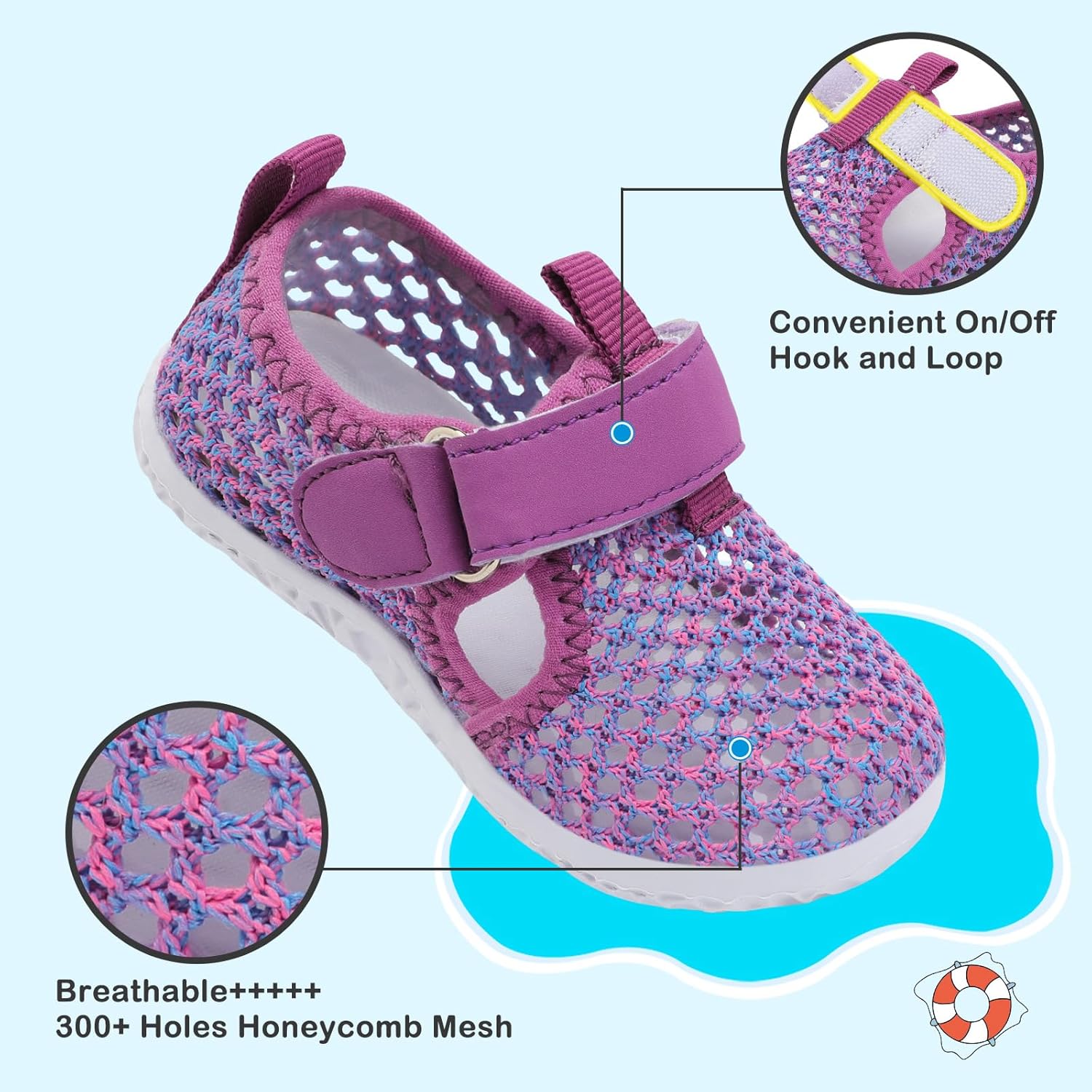 Besroad Toddler Water Shoes Boys Girls