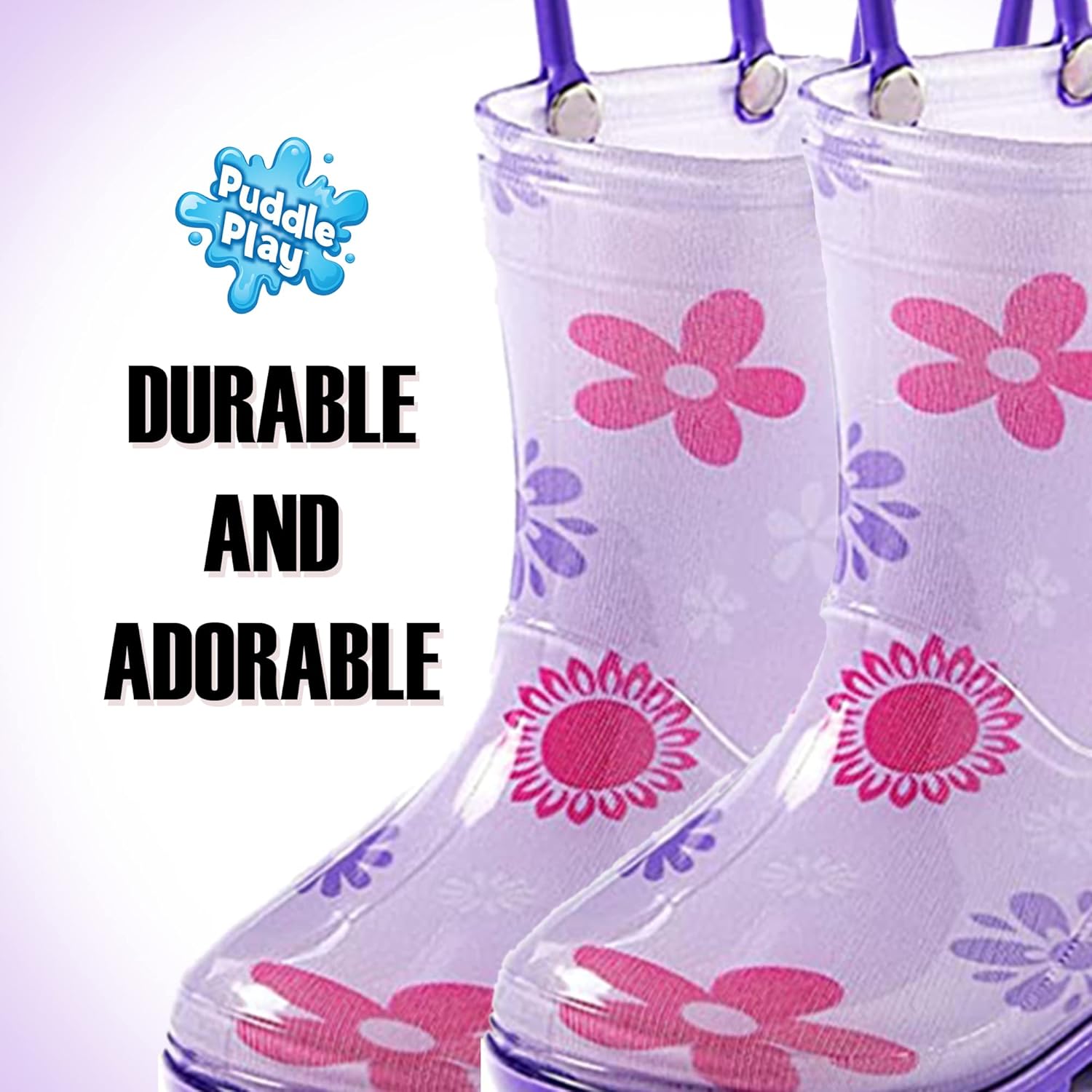 Puddle Play Toddler Rain Boots Fun in the Rain