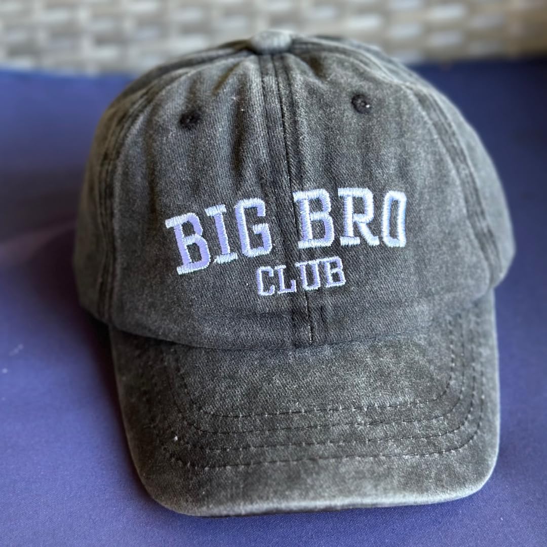Big Brother Club Embroidered Baseball Cap for Toddler Boys