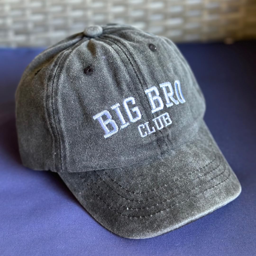 Big Brother Club Embroidered Baseball Cap for Toddler Boys