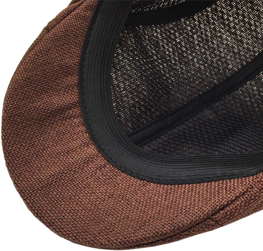 Adjustable Flat bigot Hat for Men Style Strength Mens Newsboy Cap