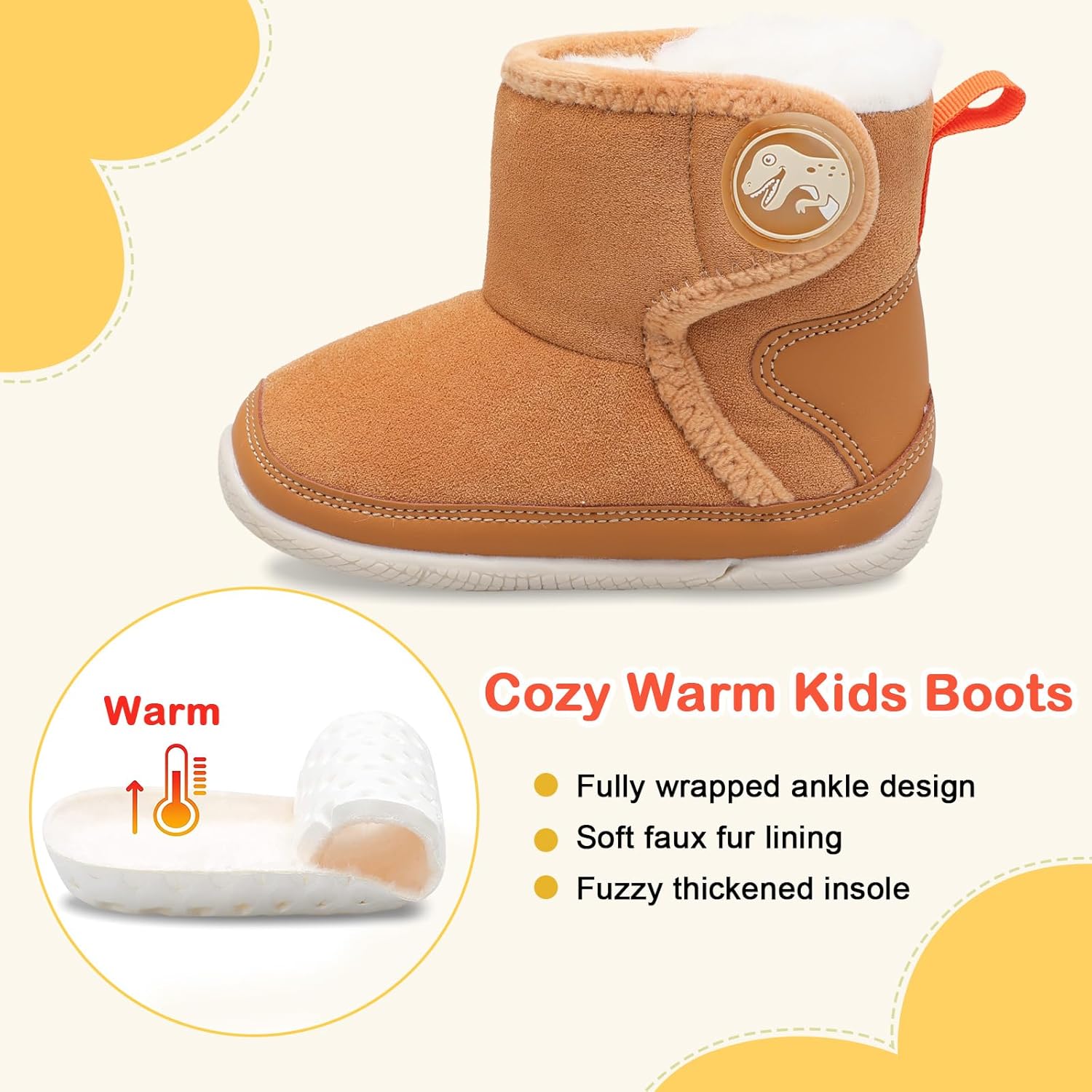 Warm and Cozy Toddler Winter Boots Perfect for Little Ones