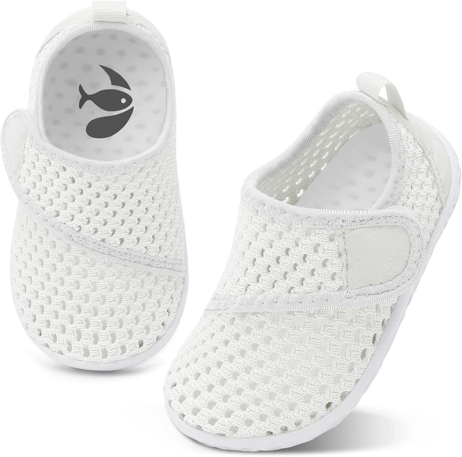 shopUAL Toddler Water Shoes Quick Dry Non-Slip Posey Design