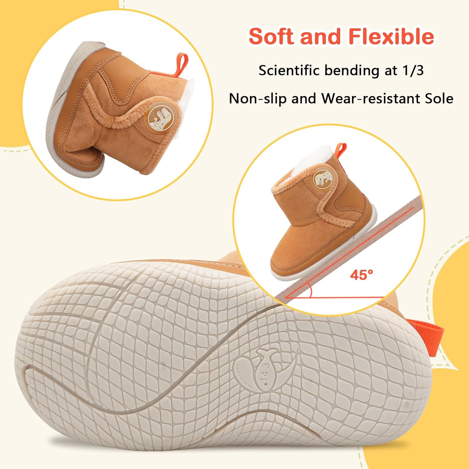 Warm and Cozy Toddler Winter Boots Perfect for Little Ones