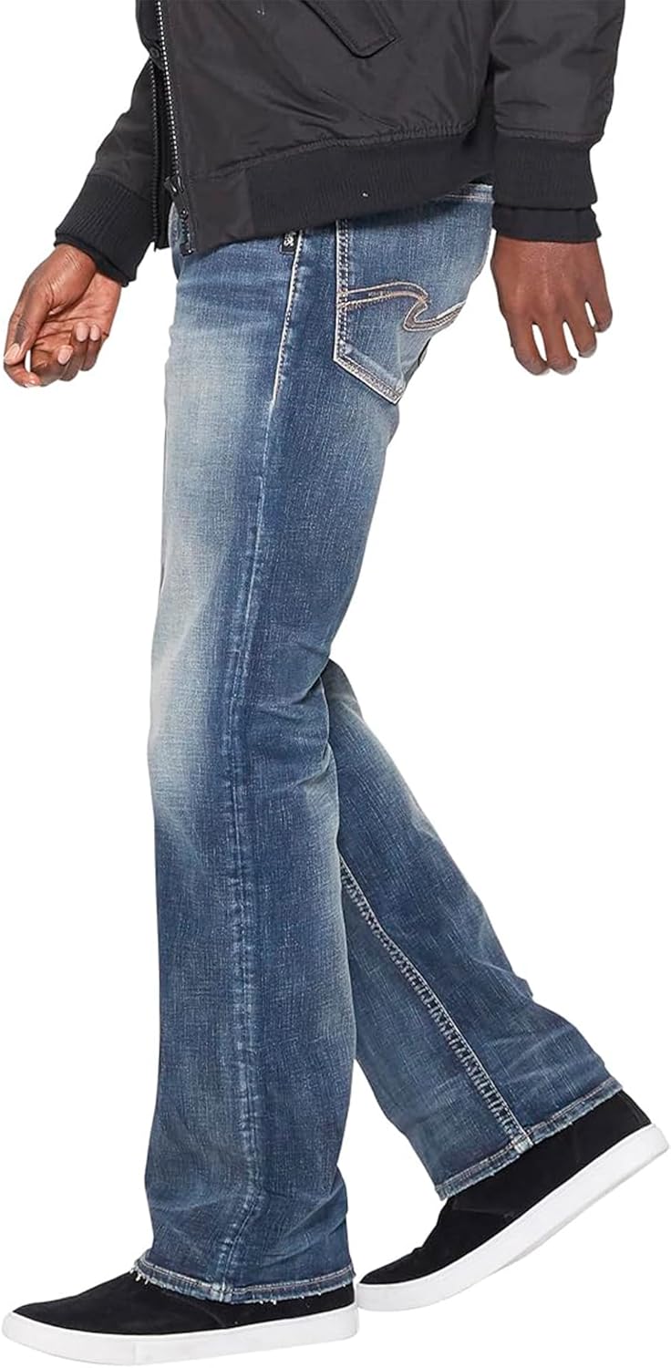 Silver Jeans Co Mens Craig Classic Fit Bootcut Jeans