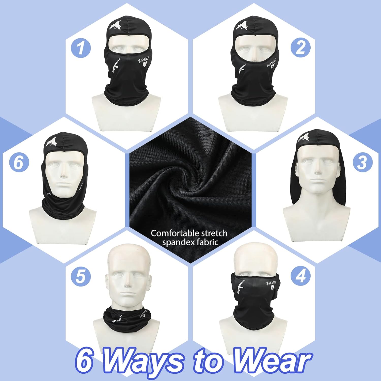 Wesiti 4-Piece Face Mask Set