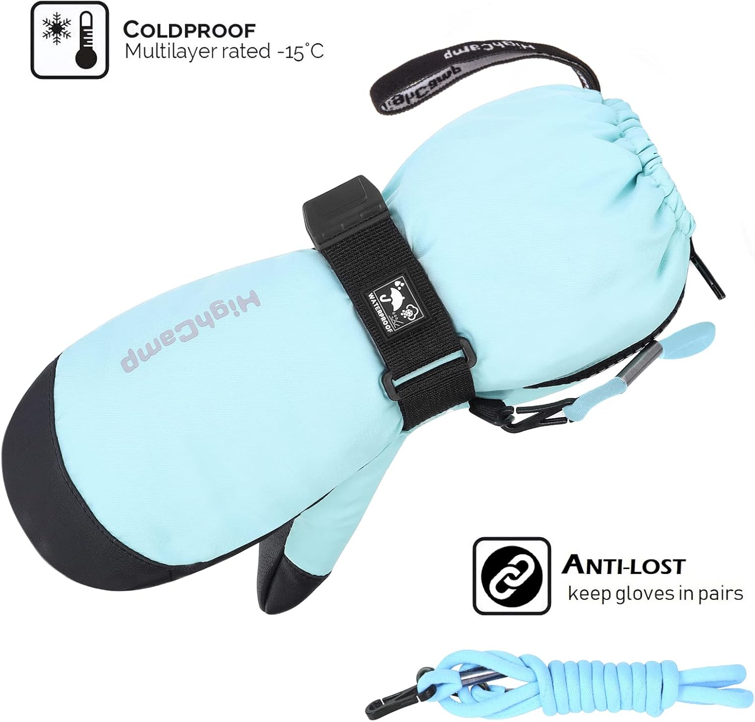 HIGHCAMP Kids Ski Mittens ONLINE