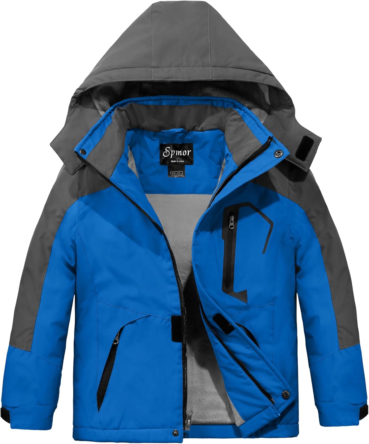 Durable Boys Ski Jacket waterproof windproof for winter
