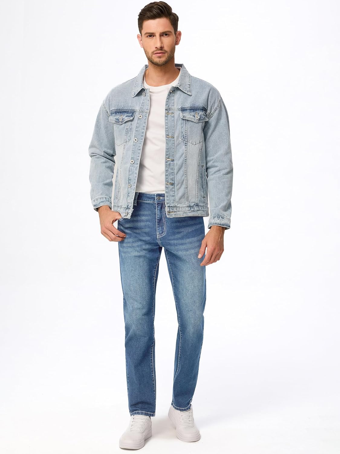 JMIERR Mens Classic Stretch Denim Pants