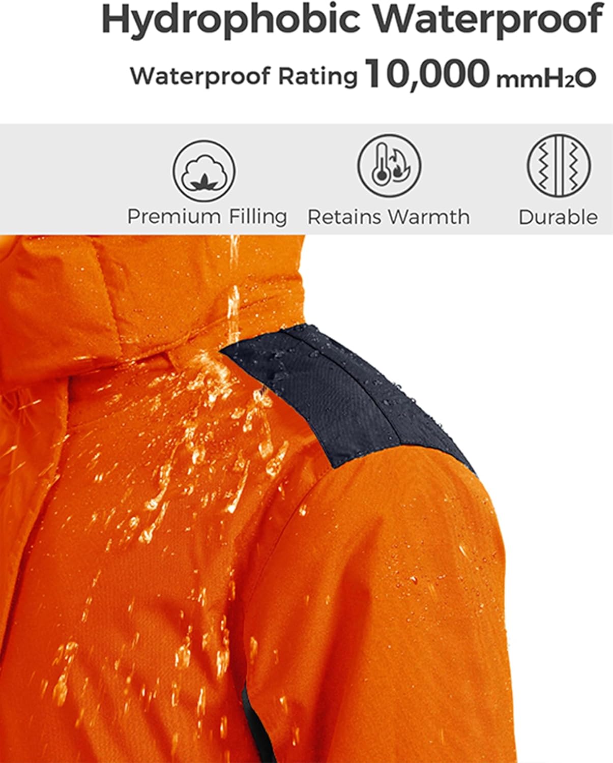 Wantdo Boys Waterproof Winter Ski Jacket